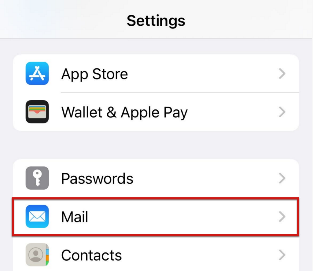 Email Client Setup: iOS - WUSTL Information Technology