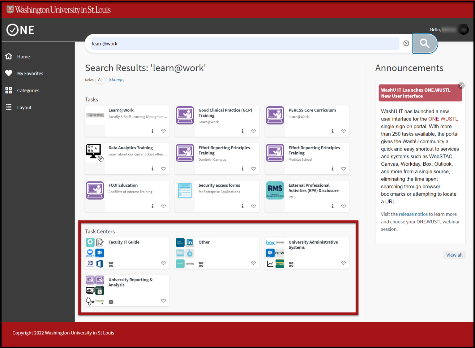 Getting the Most out of ONE - Information Technology